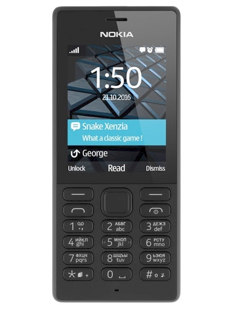 кнопочный телефон с мощным аккумулятором Nokia 150 Dual black