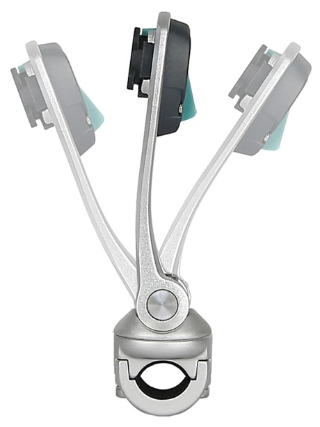 держатель для телефона на мотоцикл X-Guard Small tube Mount A+ matt silver