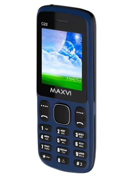 мобильный телефон Maxvi C22 marengo-black