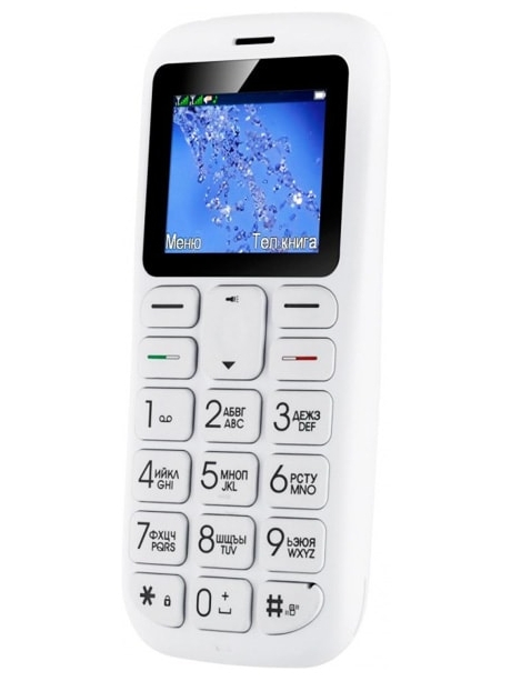 телефон для пожилых Fly Ezzy 7+ white