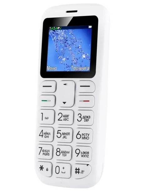 телефон для пожилых Fly Ezzy 7+ white