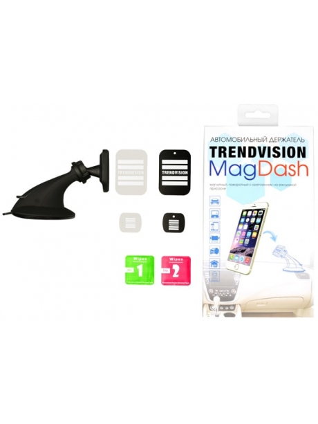 магнитный держатель для телефона TrendVision MagDash black