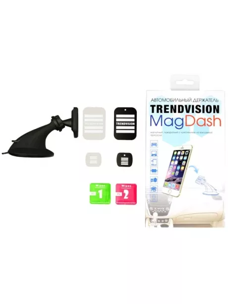 магнитный держатель для телефона TrendVision MagDash black