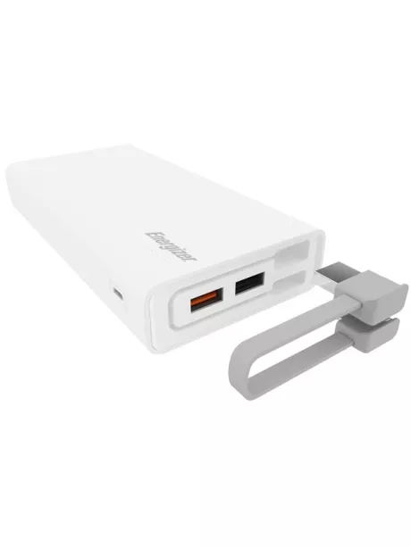 внешний аккумулятор Energizer Power Bank UE20001QC 20000 mAh QC 3.0 white