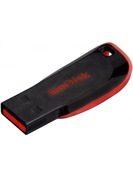 флешка USB SanDisk CZ50 Cruzer Blade 32Gb black red