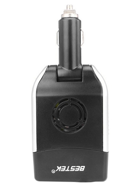 автомобильный инвертор напряжения Bestek 150W Car Inverter MRI1513C black grey
