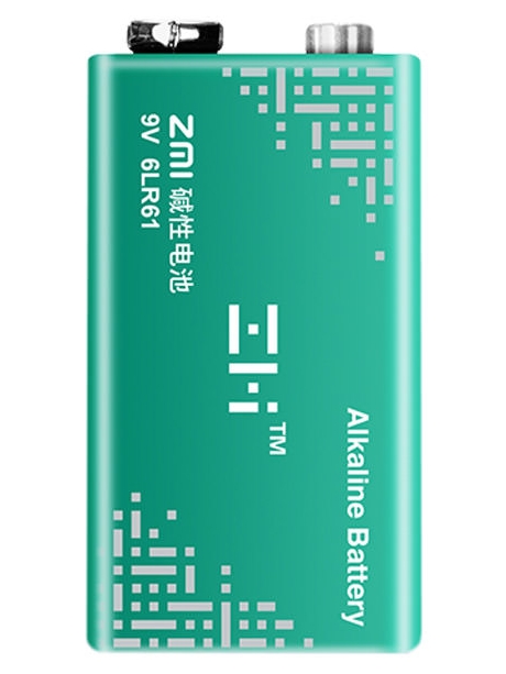 батарейка крона ZMI 6LR61 alkaline battery 9V 