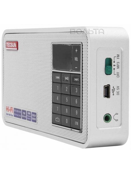 FM радиоприемник c MP3 плеером Tecsun X3 (export version) silver