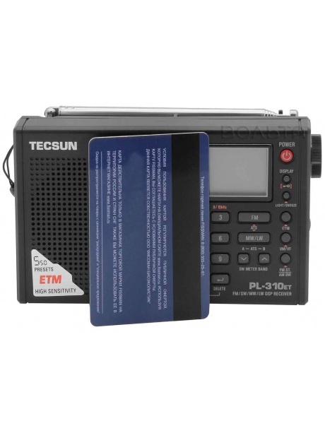 Цифровой радиоприемник Tecsun PL-310ET (export version) black