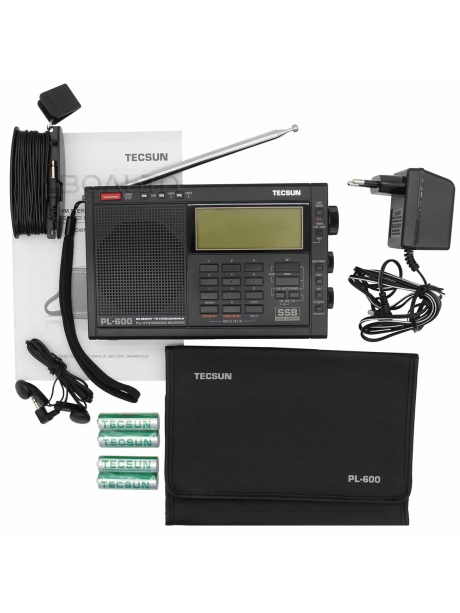 Цифровой всеволновый радиоприемник Tecsun PL-600 (export version) black