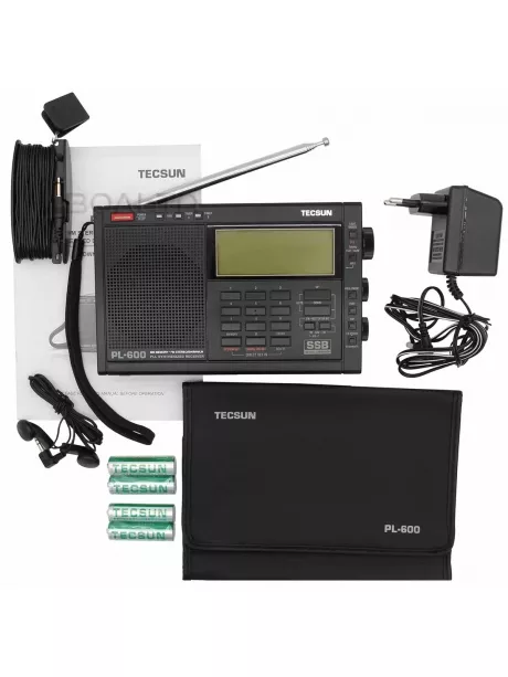 Цифровой всеволновый радиоприемник Tecsun PL-600 (export version) black