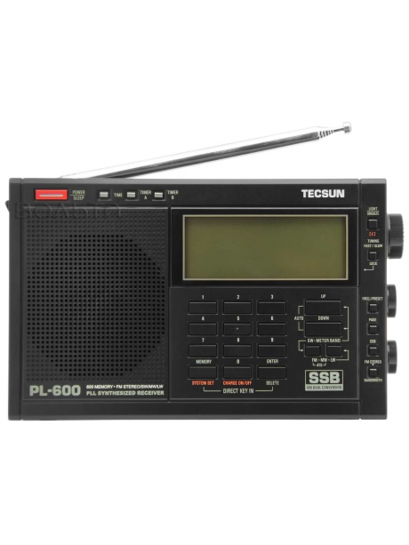 Цифровой всеволновый радиоприемник Tecsun PL-600 (export version) black