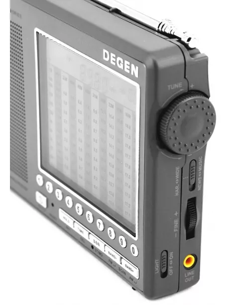 всеволновый радиоприемник высокого класса Degen DE1103 DSP titanium