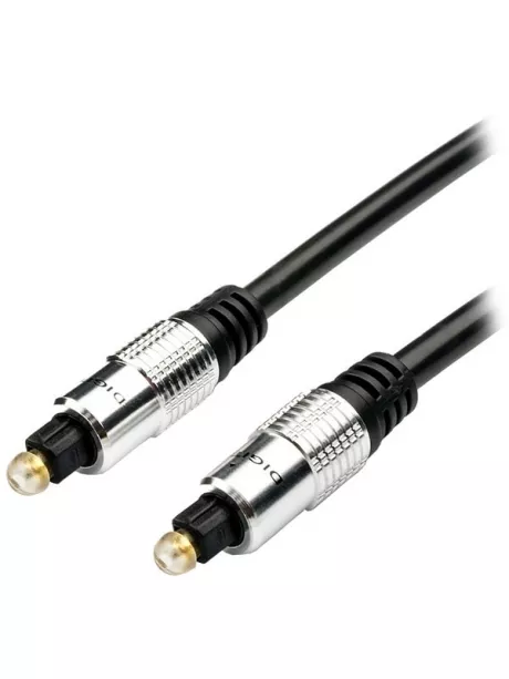 кабель оптический ATcom Toslink-Toslink 7,5м black silver