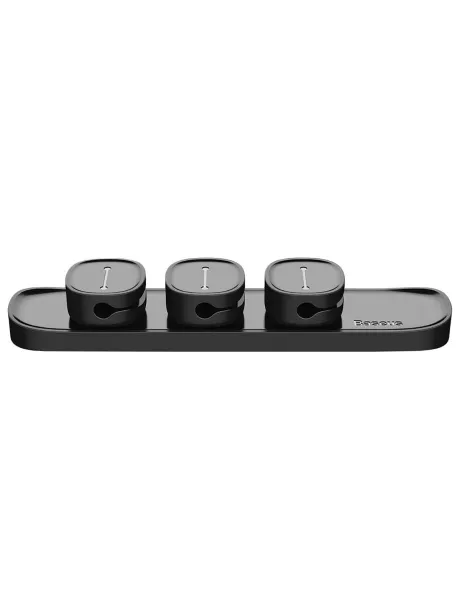 магнитный держатель для проводов Baseus Peas Cable Clip black