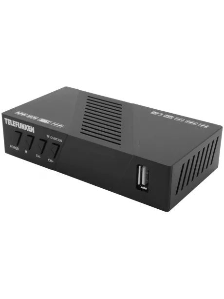 ТВ-тюнер DVB-T2 Telefunken TF-DVBT226 черный