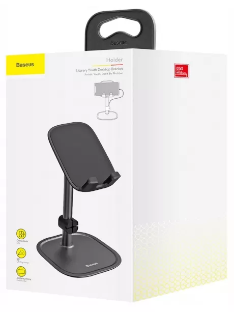 подставка для телефона и планшета Baseus Literary youth desktop bracket black