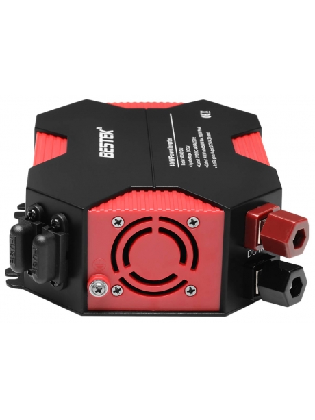автомобильный инвертор Bestek 400W Car Inverter MRI4013IU black red