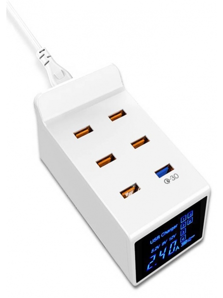 настольное зарядное устройство Wisdom YC-CDA31Q white