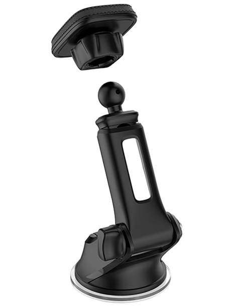 магнитный держатель на присоске Hoco CA42 Cool Journey in-car dashboard holder with stretch rod black