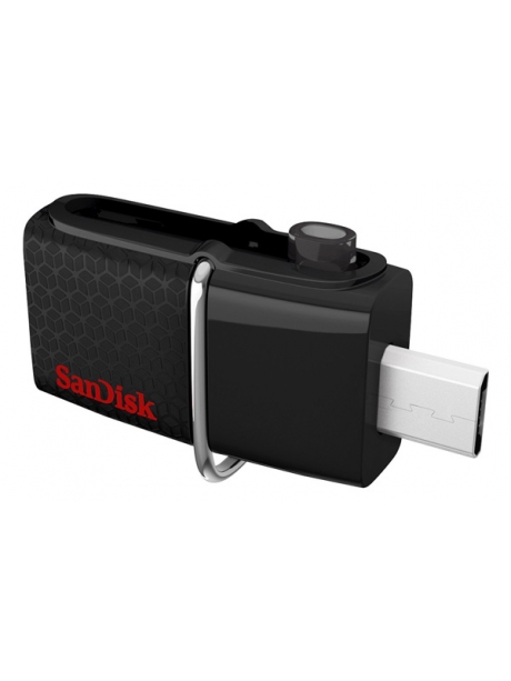 OTG флешка USB 3.0 SanDisk Dual Drive 256GB OTG USB 3.0/microUSB black