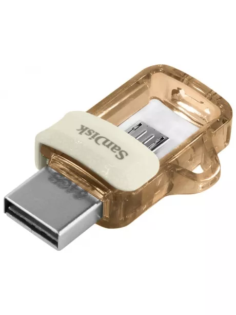 OTG флешка SanDisk Ultra Dual Drive m3.0 64GB white gold