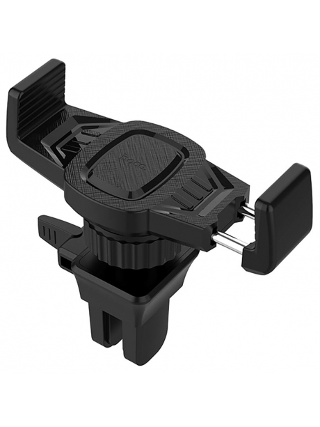 держатель Hoco CA38 Platinum sharp air outlet in-car holder black