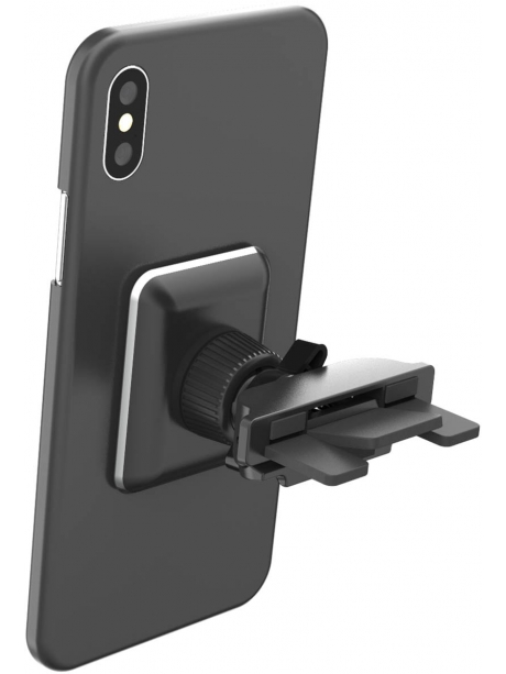 держатель для смартфона и планшета  в CD слот Arroys CD-SM1 black