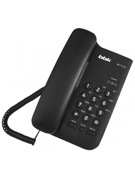 телефонный аппарат BBK BKT-74 черный