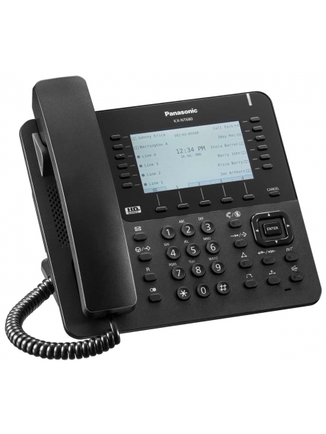 системный IP-телефон Panasonic KX-NT680RU black