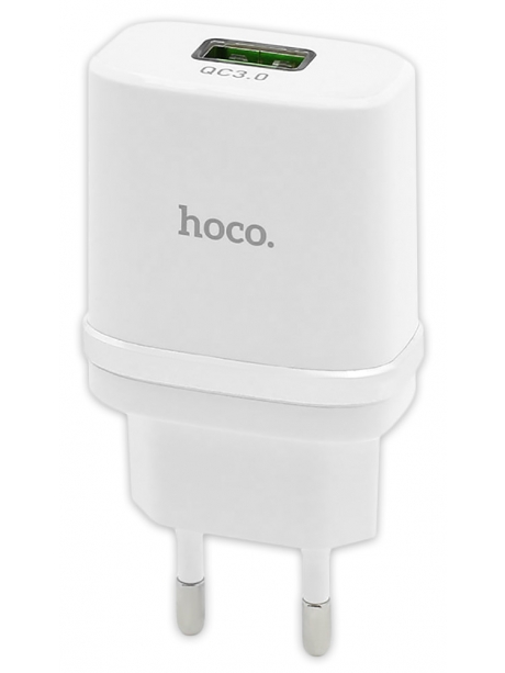 зарядное устройство Hoco C12Q Smart QC3.0 charger + Micro cable white