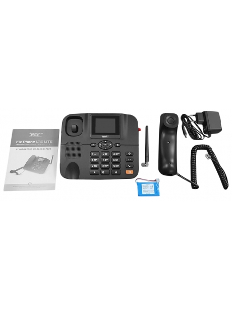 стационарный GSM телефон Termit FixPhone LTE LiTE black