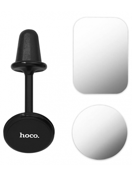 магнитный держатель на воздуховод Hoco CA69 Sagesse aluminum alloy long version air outlet magnetic car black