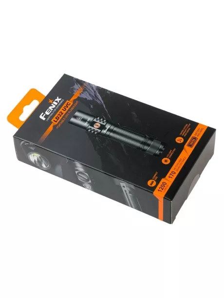 светодиодный фонарь с УФ лампой Fenix LD32 UVC 