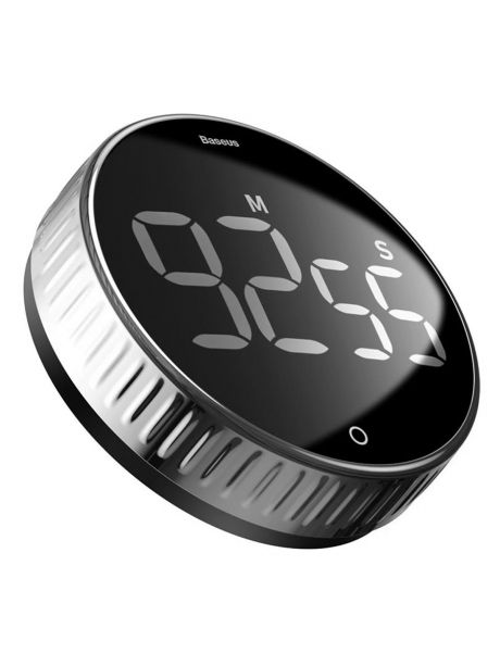 цифровой таймер на магните Baseus Heyo rotation countdown timer black