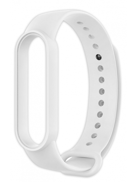 силиконовый ремешок Xiaomi для Mi Band 5 белый