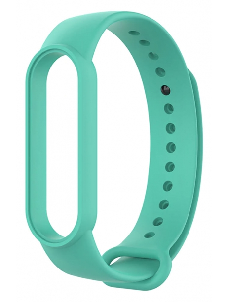 силиконовый ремешок Xiaomi для Mi Band 5 бирюзовый