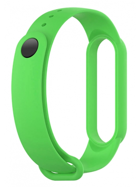 силиконовый ремешок Xiaomi для Mi Band 5 зеленый