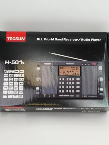 всеволновый радиоприемник высокого класса Tecsun H-501x (export version) black