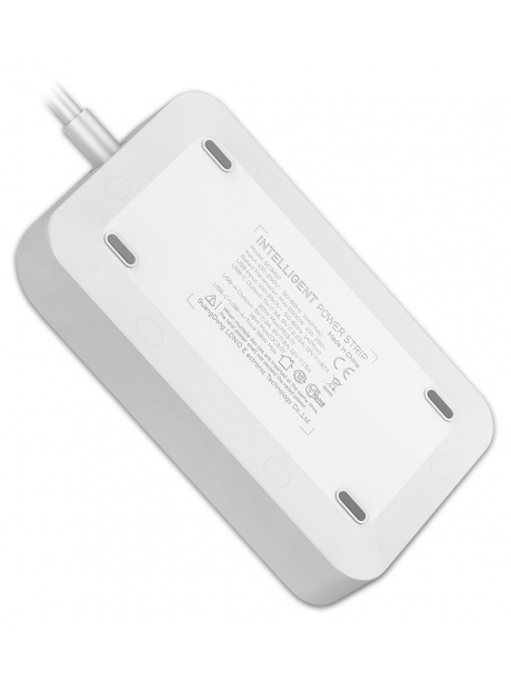 сетевой фильтр LDNIO SC3412 4USB*3 розетки 2м black grey