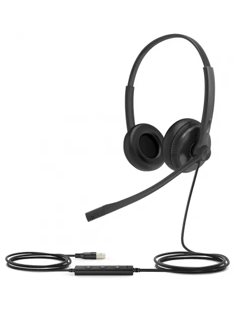 профессиональная USB гарнитура для компьютера Yealink UH34 Dual UC 