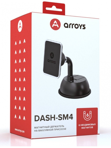 автомобильный держатель на присоске  Arroys Dash-SM4 black