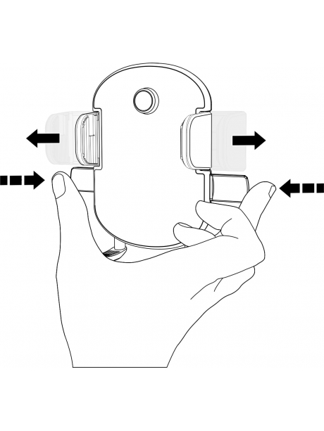 автомобильный держатель на присоске Arroys Dash-MT1 black