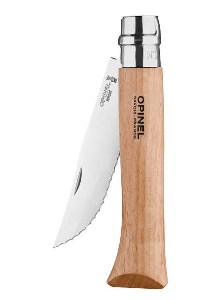 складной нож Opinel №12 Stainless Steel серрейтор бук