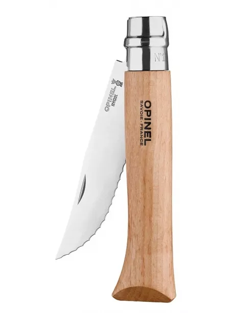 складной нож Opinel №12 Stainless Steel серрейтор бук