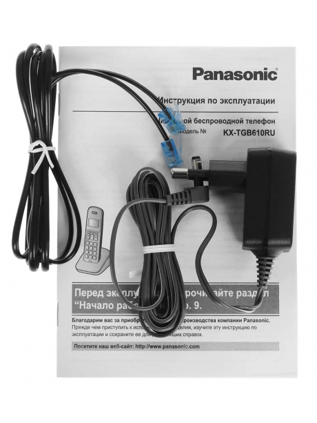 радиотелефон DECT Panasonic KX-TGB610RU black