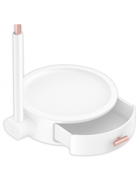 настольное зеркало с подсветкой Baseus Smart Beauty Series Lighted Makeup Mirror with Storage Box white