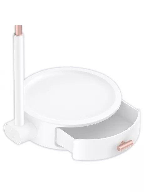 настольное зеркало с подсветкой Baseus Smart Beauty Series Lighted Makeup Mirror with Storage Box white