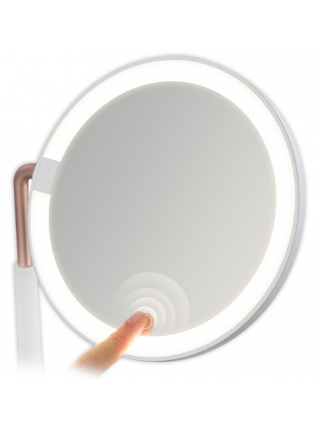 настольное зеркало с подсветкой Baseus Smart Beauty Series Lighted Makeup Mirror with Storage Box white