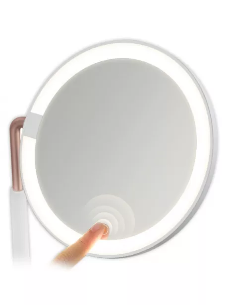 настольное зеркало с подсветкой Baseus Smart Beauty Series Lighted Makeup Mirror with Storage Box white